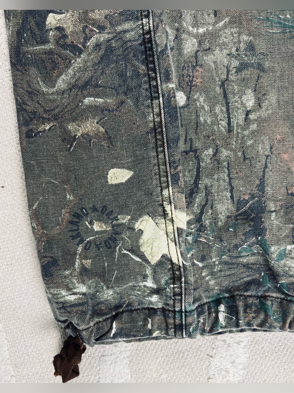 REVICE Denim Amelia Pant Oakland Cargo Pants Low Rise Revice Camo Pants Size 25 - Picture 13 of 15